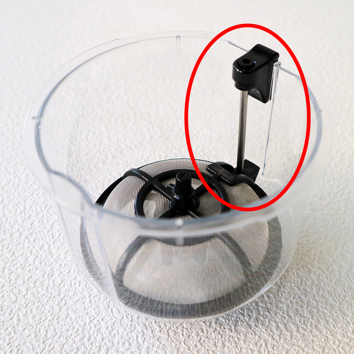 シャフトを取り付けた状態